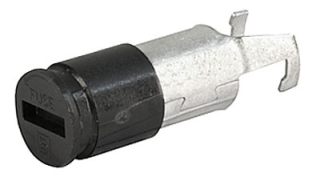 Fuse carrier for FEU/FAU/FAC 6.3x32; Rated 10A/250VAC (VDE), 20A / 600VAC/DC (UL/CSA); Rated Power Acceptance IEC 4W/10A; Slotted Cap