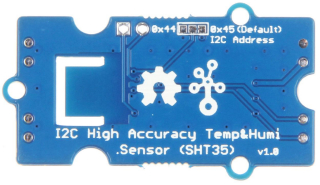 Grove - I2C High Accuracy Temp&Humi Sensor (SHT35), I2C, ±1.5% RH and ±0.1°C, ideal for Smart Home, Industrial Automation