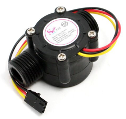 Water Flow Sensor, DN15, 5V~24V(DC), 1~30L/min, 60mm, Double Male