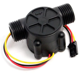 Water Flow Sensor, DN15, 5V~24V(DC), 1~30L/min, 60mm, Double Male