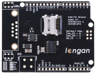 CAN-FD, CAN 2.0, industrial standard 9-pin sub-D, high-speed SPI interface, selectable OBD-II and CAN standard pinouts
