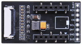 ePaper Breakout Board, fully compatible with Seeed Studio XIAO and QT Py