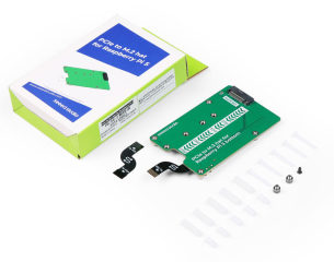 PCIe to M.2 hat for Raspberry Pi 5, Support NVMe SSD, Support Hailo8/8L