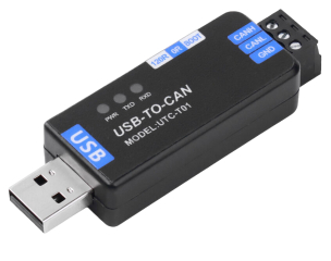 UTC-T01 Industrial USB-to-CAN Adapter (PCAN/CANable Compatible)