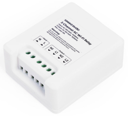 Smart dual-channel relay module with ESP32-C3 for Home Assistant, remote control, and built-in real-time power consumption monitoring