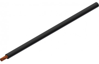 Highly flexible TPE-insulated leads; 2.50mm2; 32A/750V AC; Black