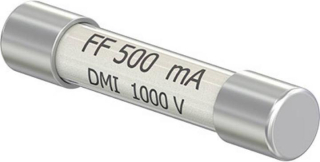 High Power Fuse; 0.5A 1000V AC/DC; Breaking capacity 30kA; 6.3x32mm