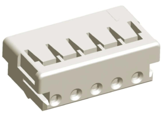 5-Pos Housing Receptacle Natural (2.00mm)