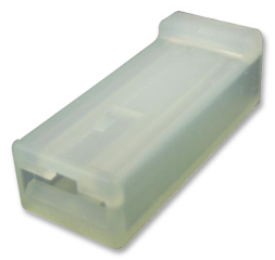 1-Pos Housing Connector Female, Receptacle Natural 6.35mm
