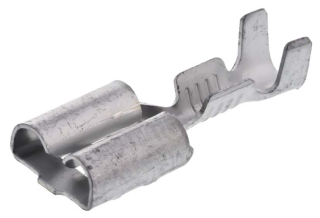 6.35mm Quick Connect Female 18-22 AWG Crimp Connector Non-Insulated