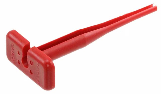 Инструмент: за демонтаж; 22AWG - 20AWG; червен; контакти