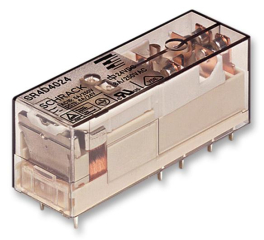 Power Relay 12VDC 8A 3PST-NO/SPST-NC(40mm 13mm 16.5mm) THT