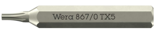 Накрайник за отвертка; Torx®; TX5; 867/0 Micro; Об.дълж: 30mm