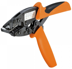 Crimping pliers for crimp contacts, AWG 26-