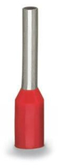 Ferrule; Sleeve for 1 mm? / AWG 18; insulated; red