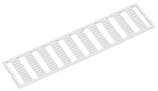 Connector Label, Snap In For 4mm Wide Terminal Blocks