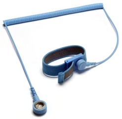 Grounding wrist strap kit, blue