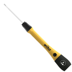 ESD fine screwdriver, 1.5 mm, slotted, BL 40 mm, L 134 mm