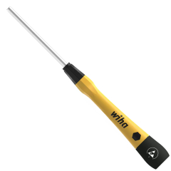 ESD fine screwdriver, 4 mm, hexagon, BL 60 mm, L 160 mm