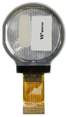 Graphic OLED Display Module; COG; 1.18" Round; 128x128; White; AG Polarizer; 37.2x41.2x2.05mm; SSD1327ZB IC; Vdd=3.0-3.3V; -40°C to +80°C