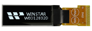 Graphic OLED Display Module; COG; 128x32 White; Controller: SSD1306; Interface: 4-wire SPI; 30.0x11.5x1.26mm, 3.0V; -40°C to +80°C