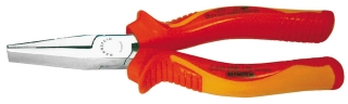 Flat nose pliers, 185mm, VDE safety insulation