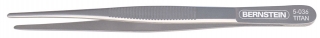Titan tweezers, 145mm, straight-round-wide