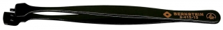 Wafer tweezers, 130 mm, with graduated lower paddle and 3 teeth