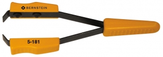 Wire scraper tweezers, 130 mm, with interchangeable cutters