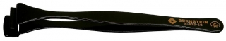 Wafer tweezers, 130 mm, with graduated lower paddle and no teeth, with ESD-coating