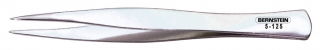 Sheet-metal tweezers, 110 mm, nickel-plated, straight-flat-pointed