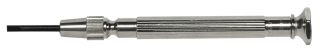 Watchmaker?s screwdriver magazin, nickel-plated, 5 blades 1.5, 2.0, 2.5, 3.0 mm, CR size 0