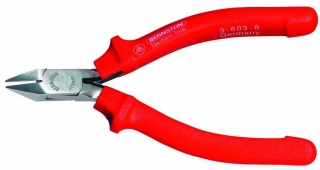 Side cutters, 120mm, with slim pointed head