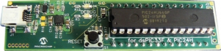 Microstick for dsPIC33F and PIC24H