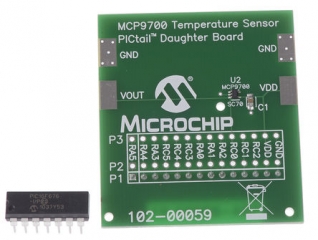 MCP9700 Temperature-to-Voltage Converter PICtail™ Demo Board
