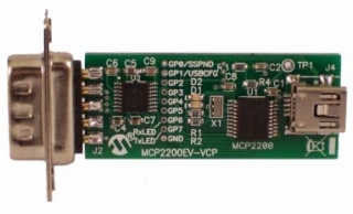 MCP2200 USB to RS232 Demo Board