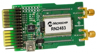 RN2483 LoRa(R) Technology PICtail(TM)/PICtail Plus Daughter Board