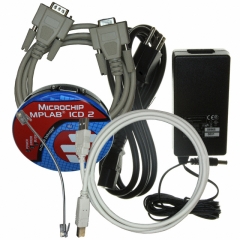 MPLAB ICD 2 Kit (ICD 2,USB&RS2323 Cable, Pwr Spl)